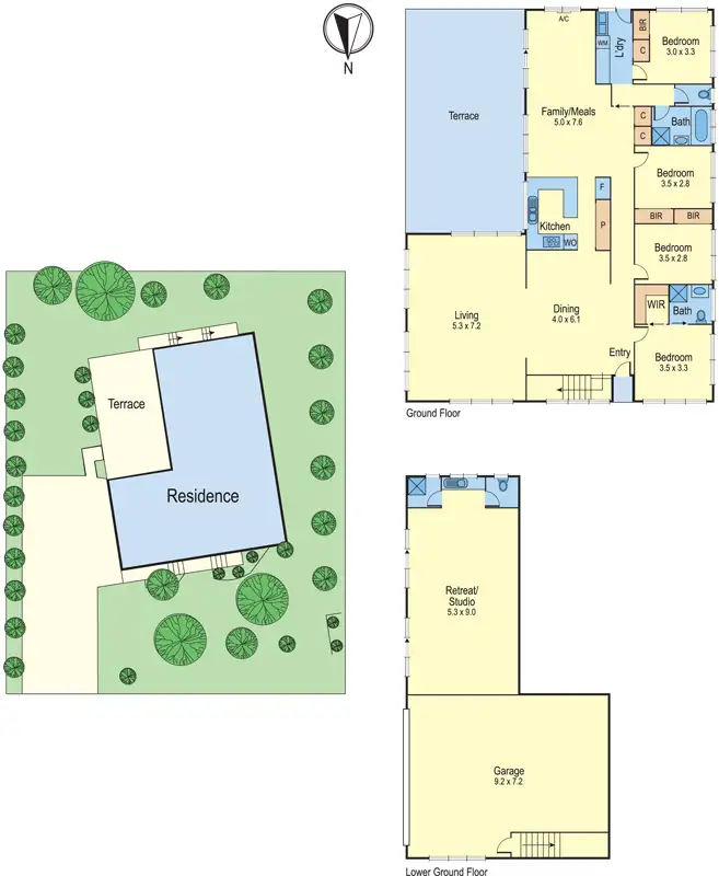 Floorplan of Homely house listing, 12a Swan Street, Eltham VIC 3095