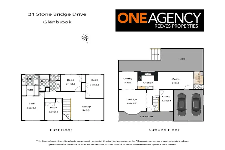 Floorplan of Homely house listing, 21 Stone Bridge Drive, Glenbrook NSW 2773