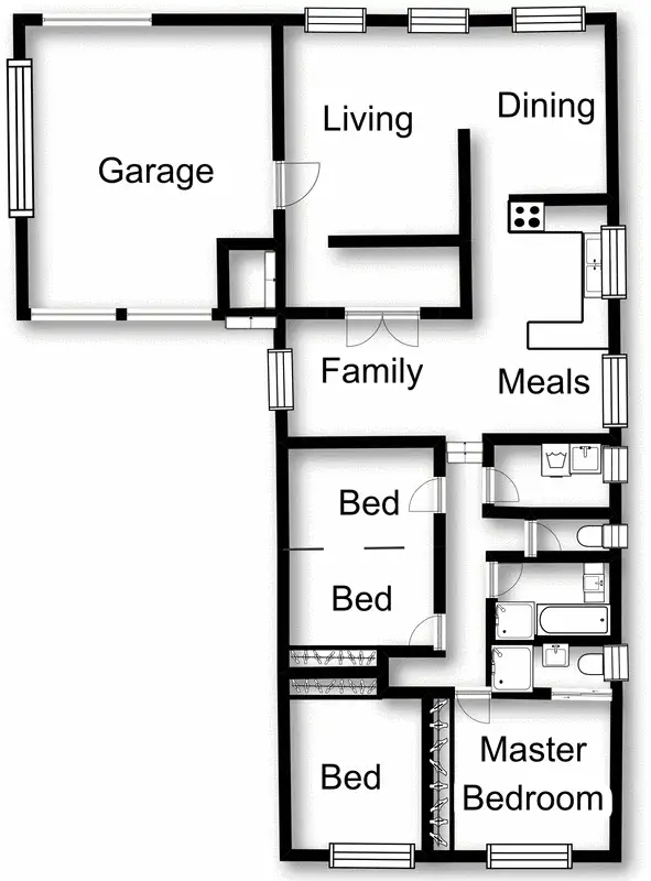 Floorplan of Homely house listing, 36 Williamson Street, Holder ACT 2611