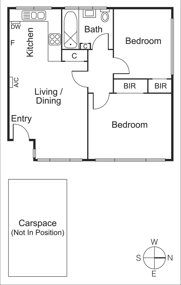 Floorplan of Homely apartment listing, 6/364 Carlisle Street, St Kilda East VIC 3183