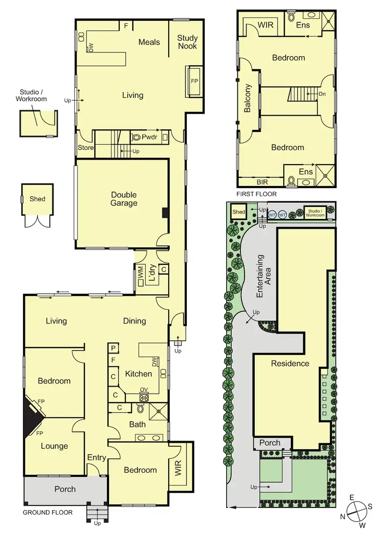 Floorplan of Homely house listing, 13 Dalmor Avenue, Ormond VIC 3204