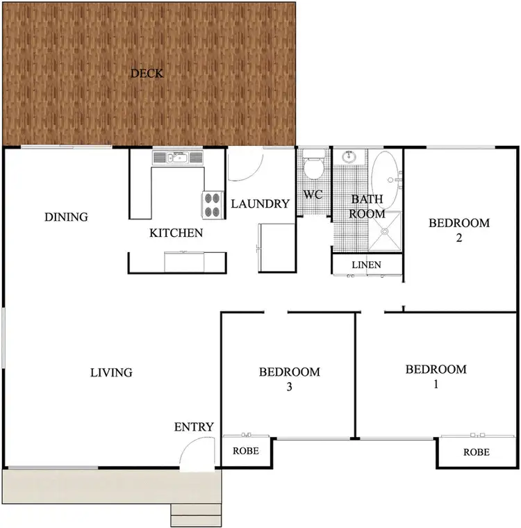 Floorplan of Homely house listing, 48 Fremantle Drive, Stirling ACT 2611
