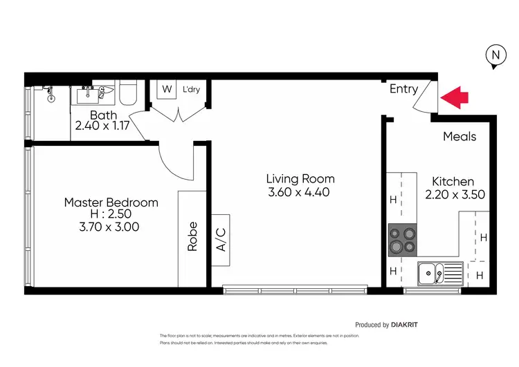 Floorplan of Homely apartment listing, 1/8 Te-Arai Avenue, St Kilda East VIC 3183