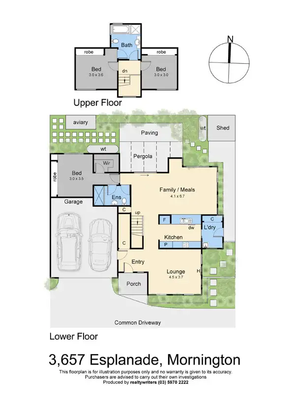 Floorplan of Homely house listing, 3/657 Esplanade, Mornington VIC 3931
