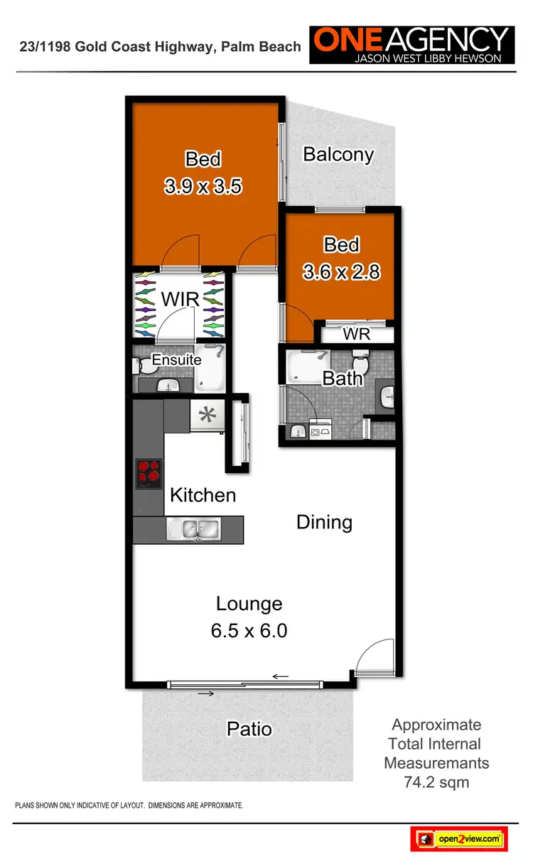 Floorplan of Homely unit listing, 23/1198 Gold Coast Highway, Palm Beach QLD 4221