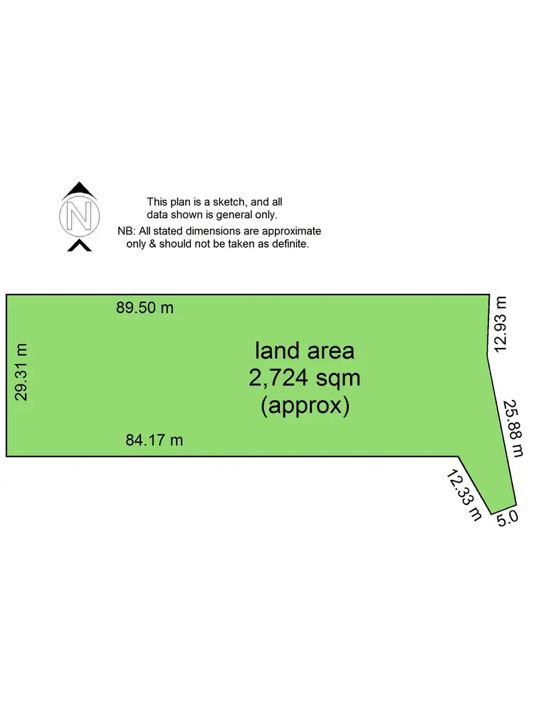Floorplan of Homely land listing, Lot 3/36 Mulawa Street, Croydon North VIC 3136