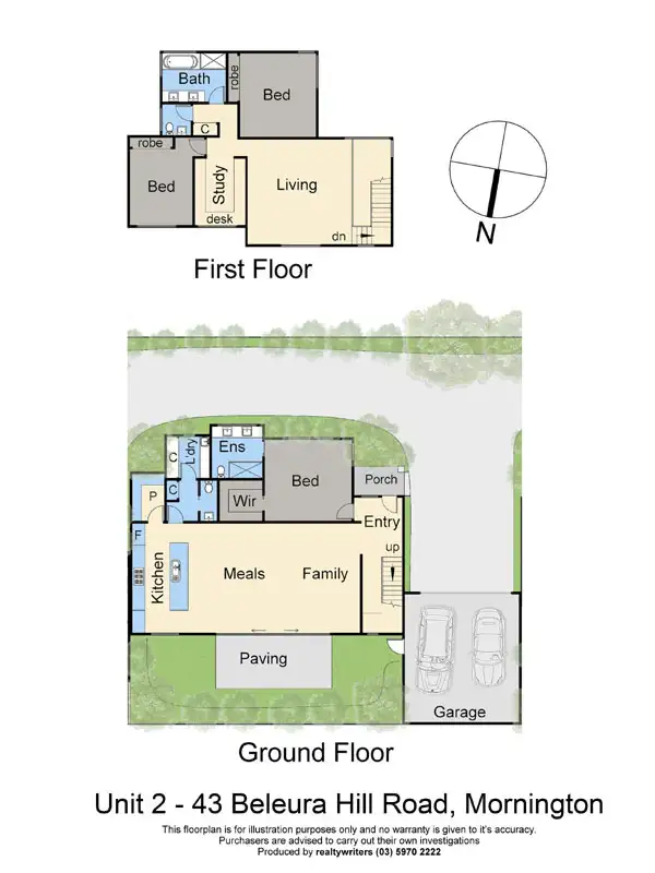 Floorplan of Homely house listing, 2/43 Beleura Hill Road, Mornington VIC 3931