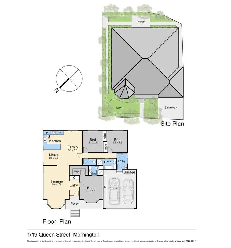 Floorplan of Homely house listing, 1/19 Queen Street, Mornington VIC 3931