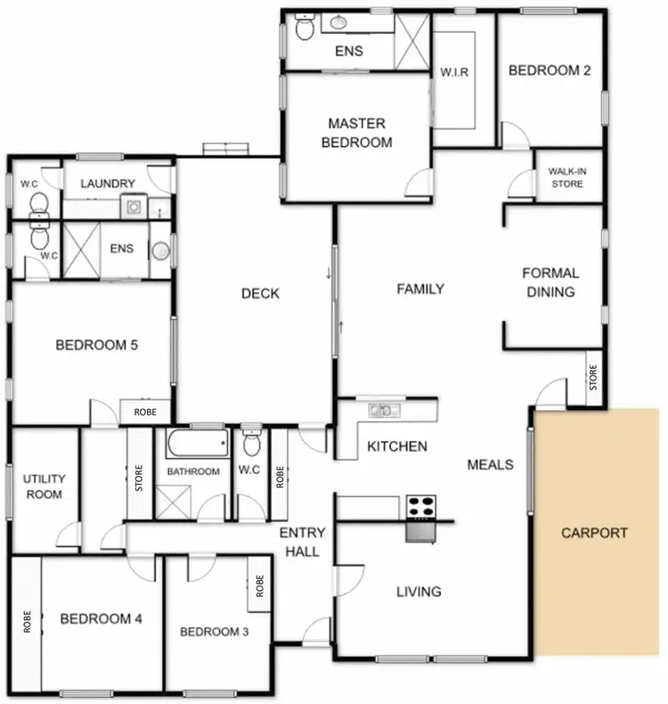 Floorplan of Homely house listing, 15 Lindrum Crescent, Holt ACT 2615