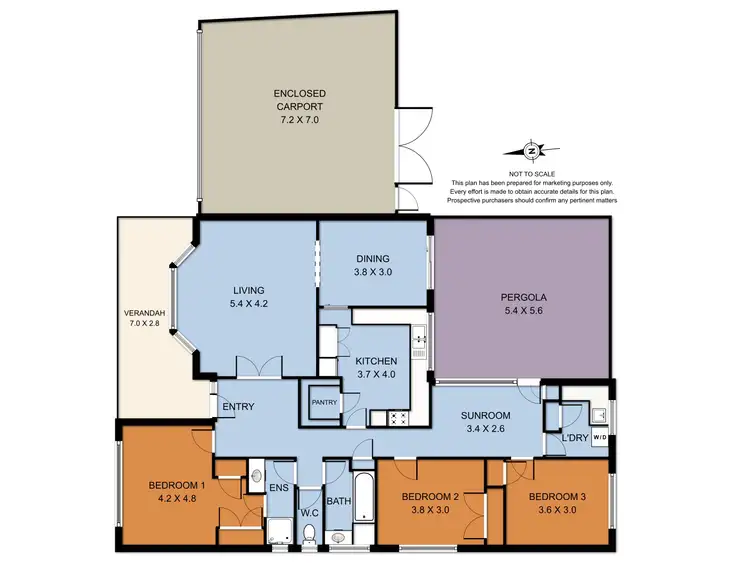 Floorplan of Homely house listing, 7 Beech Court, Boronia VIC 3155
