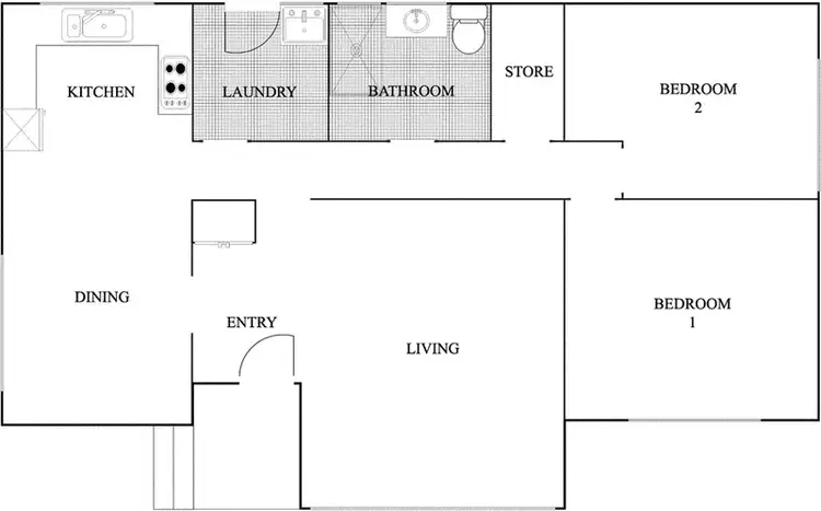 Floorplan of Homely house listing, 136 Atherton Street, Downer ACT 2602
