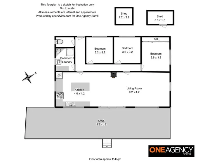 Floorplan of Homely house listing, 18 Kookaburra Street, Primrose Sands TAS 7173