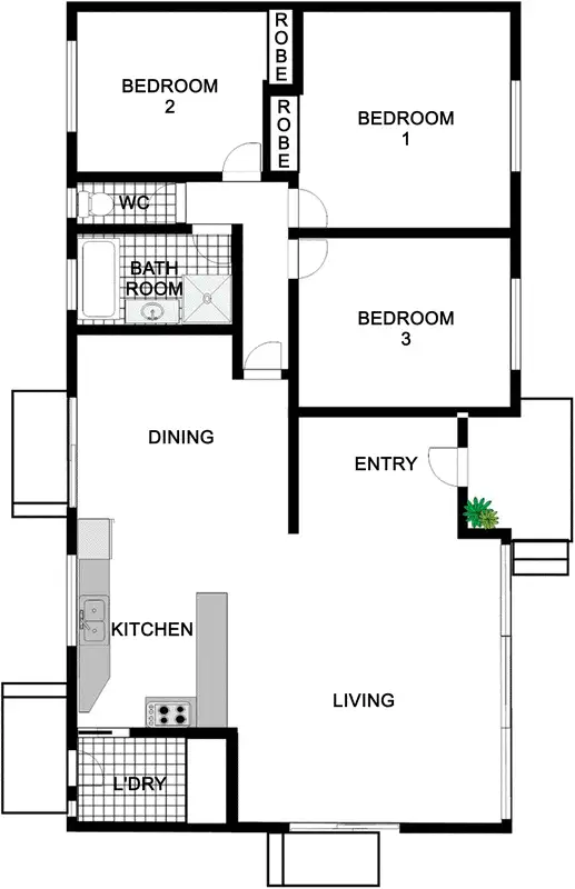 Floorplan of Homely house listing, 54 Degraves Crescent, Wanniassa ACT 2903