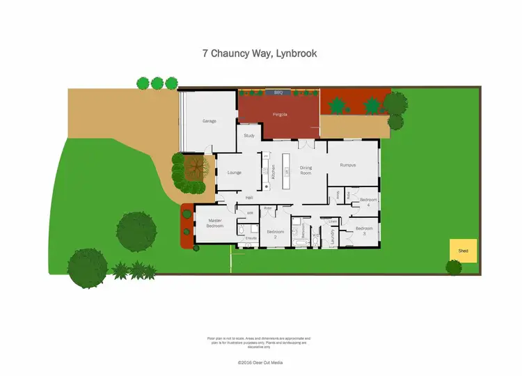Floorplan of Homely house listing, 7 Chauncy Way, Lynbrook VIC 3975