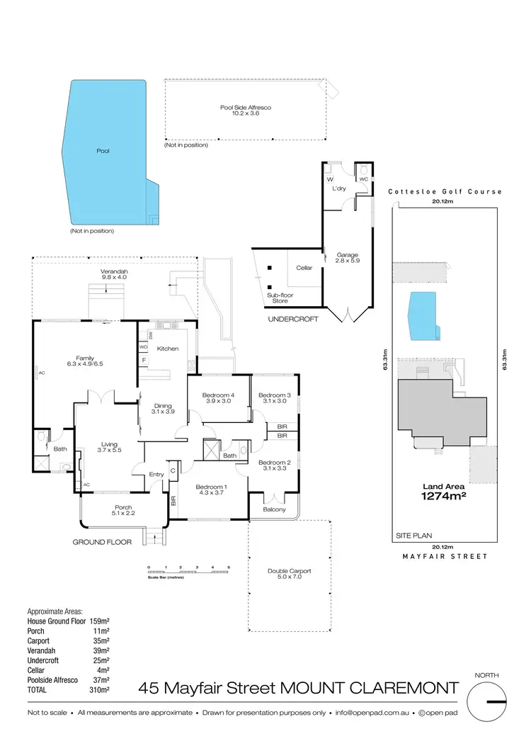 Floorplan of Homely house listing, 45 Mayfair Street, Mount Claremont WA 6010