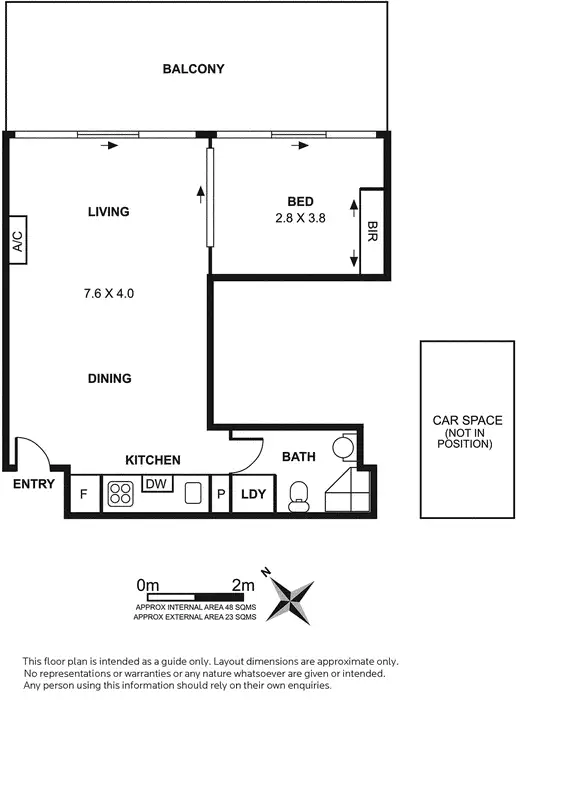 Floorplan of Homely apartment listing, 405/1 Danks Street West, Port Melbourne VIC 3207
