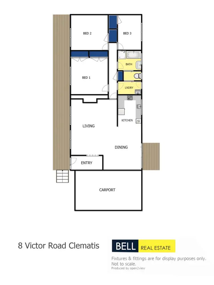 Floorplan of Homely house listing, 8 Victor Road, Clematis VIC 3782