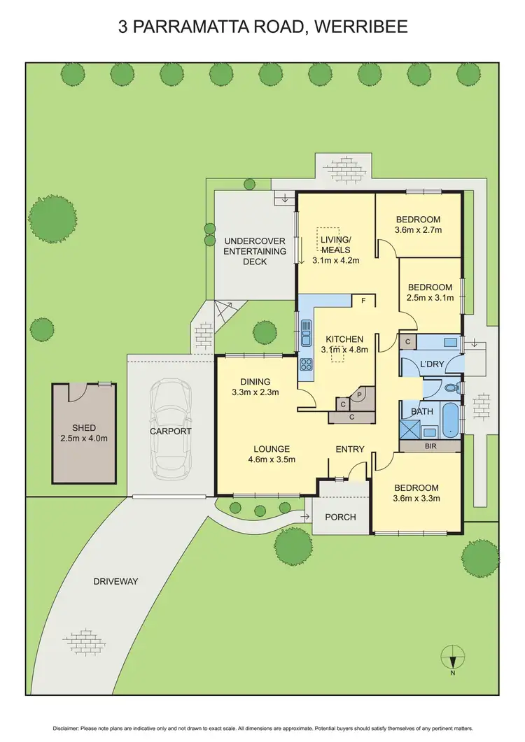 Floorplan of Homely house listing, 3 Parramatta Road, Werribee VIC 3030