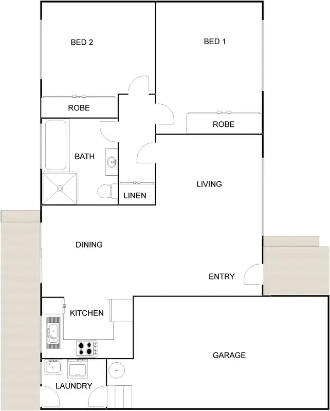 Floorplan of Homely house listing, 15 Blandon Place, Holt ACT 2615