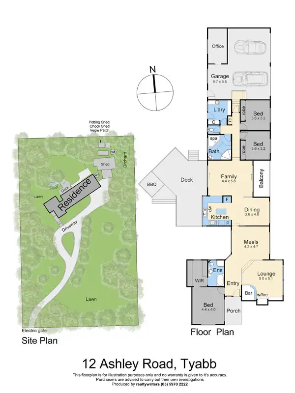 Floorplan of Homely house listing, 12 Ashley Road, Tyabb VIC 3913