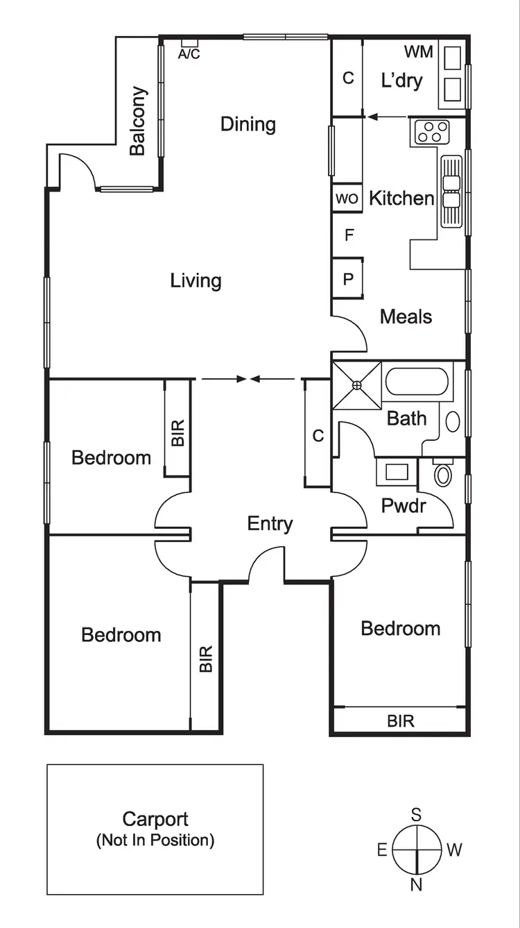 Floorplan of Homely apartment listing, 3/44-46 Halstead Street, Caulfield North VIC 3161