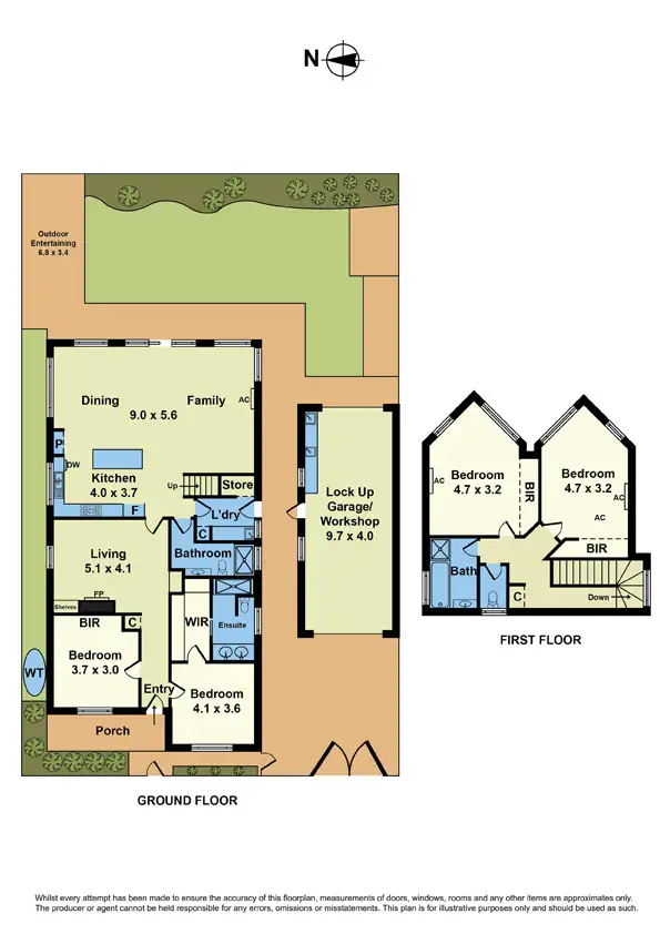Floorplan of Homely house listing, 6 Effingham Road, Newport VIC 3015