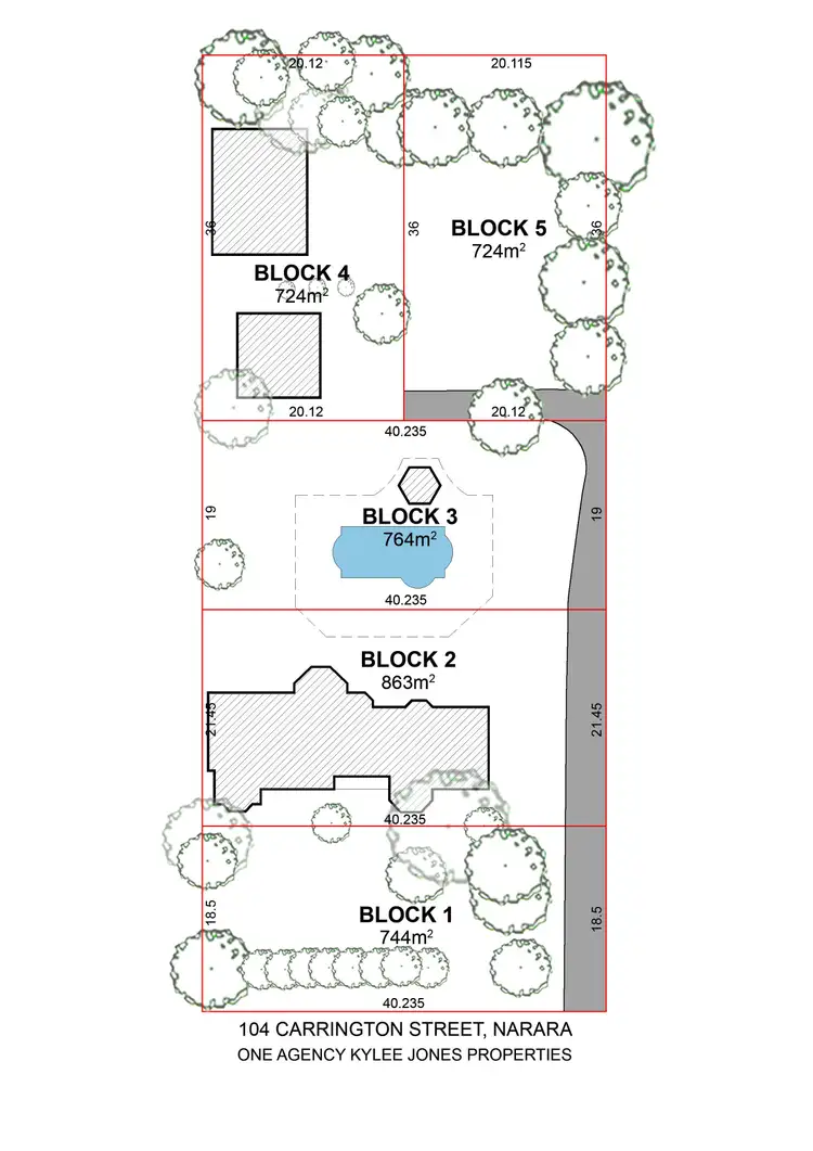 Floorplan of Homely land listing, Proposed/Lots/104 Carrington Street, Narara NSW 2250
