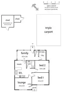 Floorplan of Homely house listing, 100 Alto Avenue, Croydon VIC 3136
