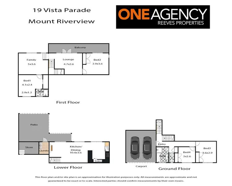 Floorplan of Homely house listing, 19 Vista Parade, Mount Riverview NSW 2774