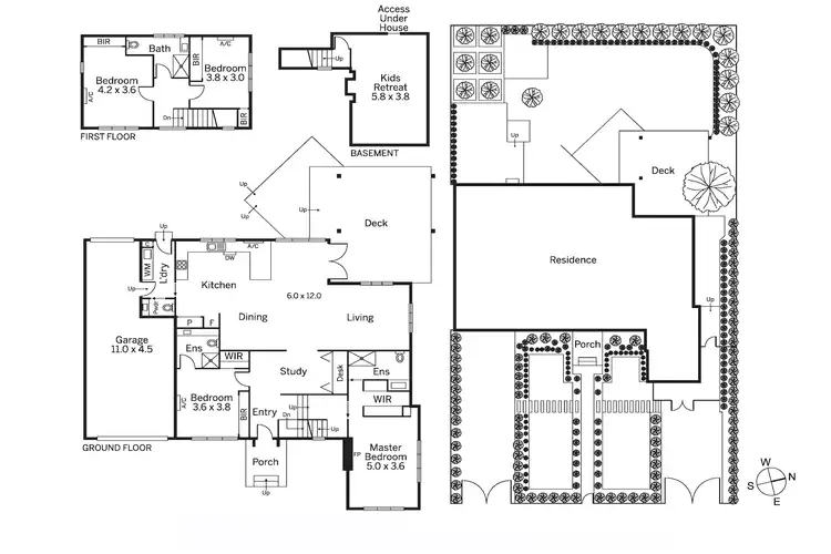 Floorplan of Homely house listing, 17 Proudfoot Street, Mont Albert VIC 3127