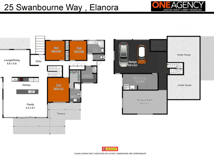 Floorplan of Homely house listing, 25 Swanbourne Way, Elanora QLD 4221