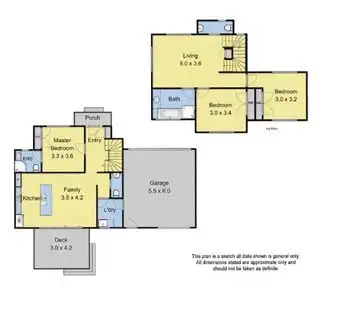 Floorplan of Homely townhouse listing, 2/13 Rosedale Crescent, Ringwood East VIC 3135