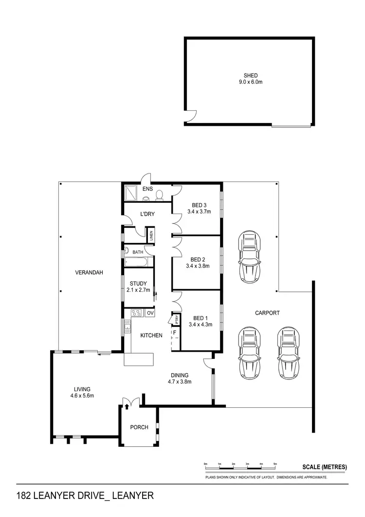 Floorplan of Homely house listing, 182 Leanyer Drive, Leanyer NT 812