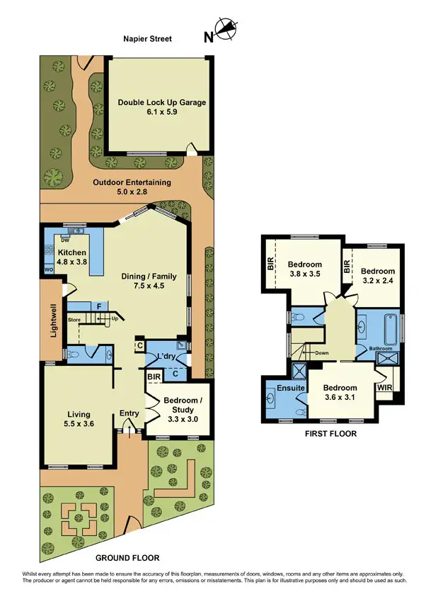 Floorplan of Homely house listing, 24 Macquarie Street, Williamstown VIC 3016
