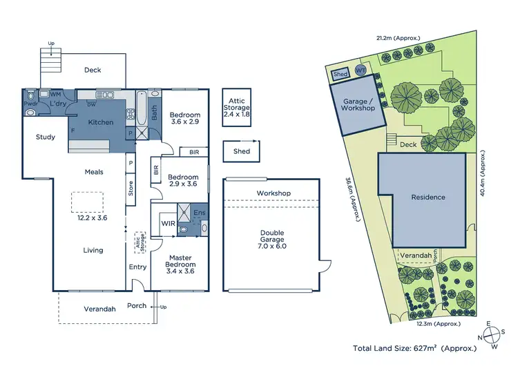 Floorplan of Homely house listing, 4 Nandina Street, Forest Hill VIC 3131