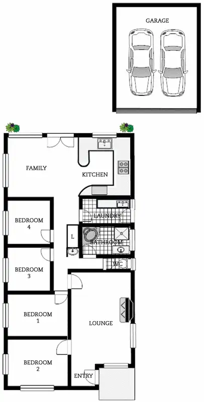 Floorplan of Homely house listing, 10A Ebden Street, Ainslie ACT 2602