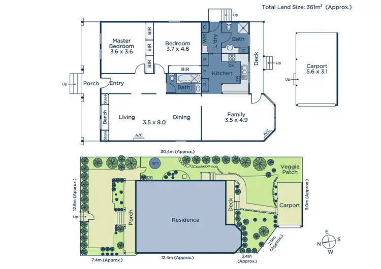 Floorplan of Homely house listing, 1/30 Hill Street, Box Hill South VIC 3128