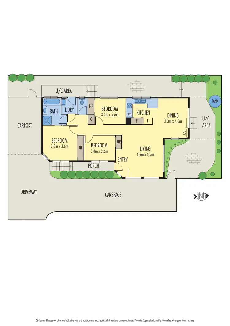 Floorplan of Homely unit listing, 3/71 Bible Street, Eltham VIC 3095