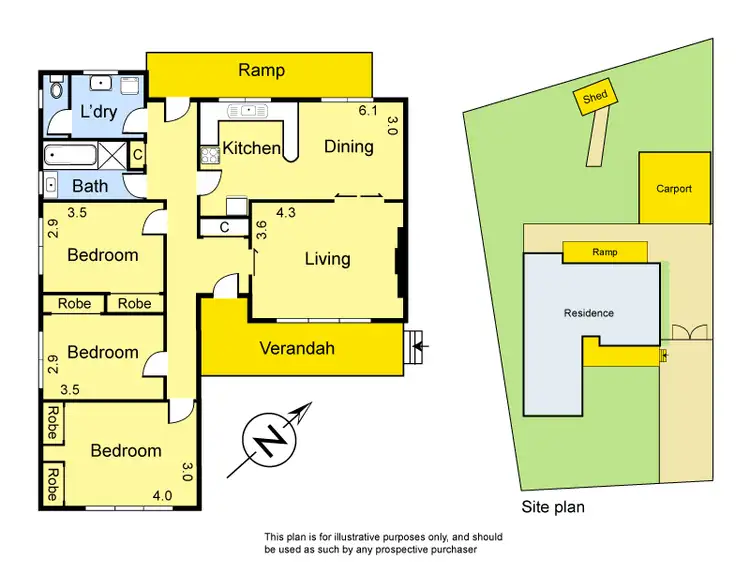 Floorplan of Homely house listing, 32 Yerrawa Drive, Watsonia VIC 3087