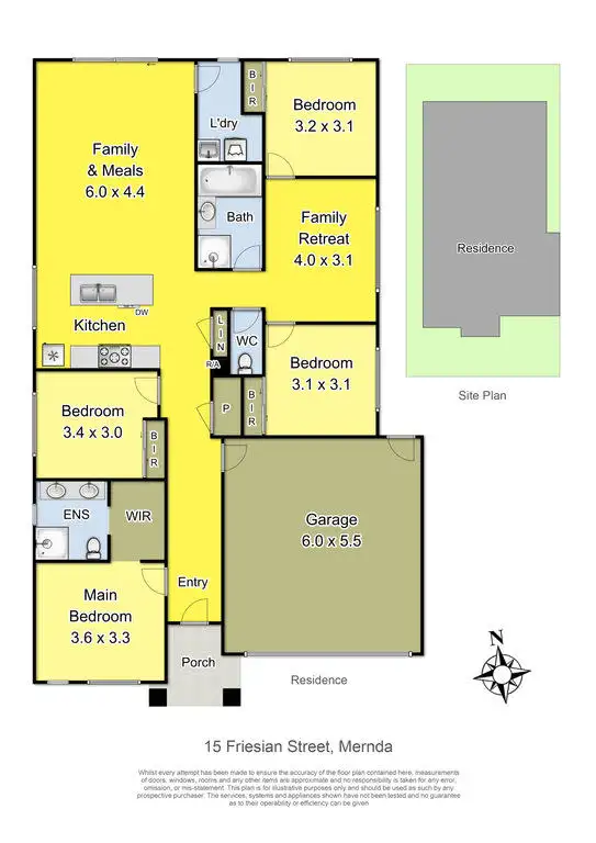 Floorplan of Homely house listing, 15 Friesian Street, Mernda VIC 3754