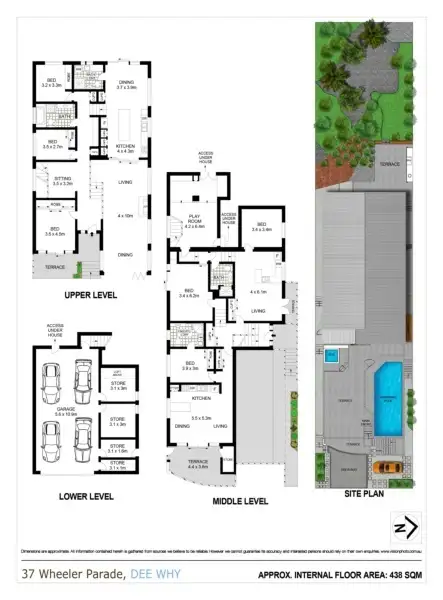 Floorplan of Homely house listing, 37 Wheeler Parade, Dee Why NSW 2099
