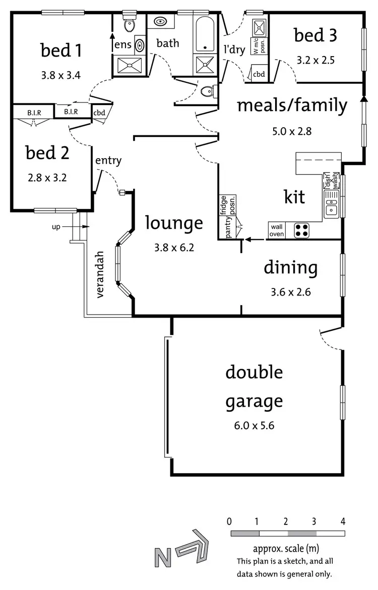 Floorplan of Homely townhouse listing, 1/176 Ayr Street, Doncaster VIC 3108