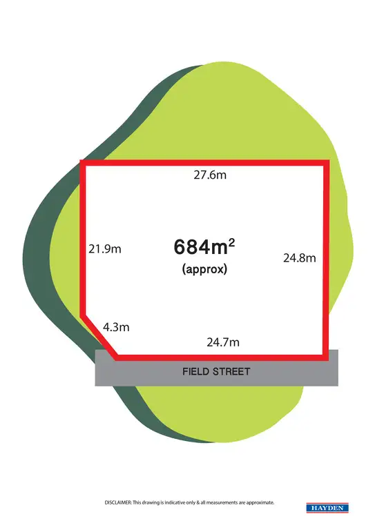Floorplan of Homely land listing, 47 Field  Street North, Ocean Grove VIC 3226