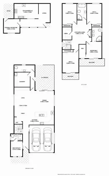 Floorplan of Homely house listing, 1A Falklands Avenue, Bossley Park NSW 2176