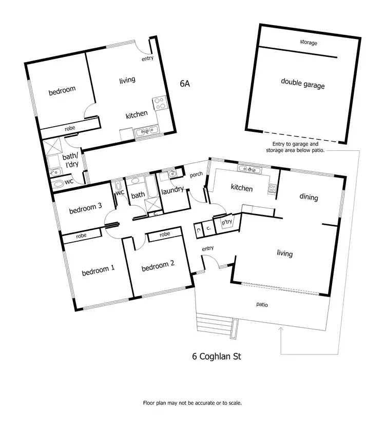 Floorplan of Homely house listing, 6 Coghlan Street, Chifley ACT 2606