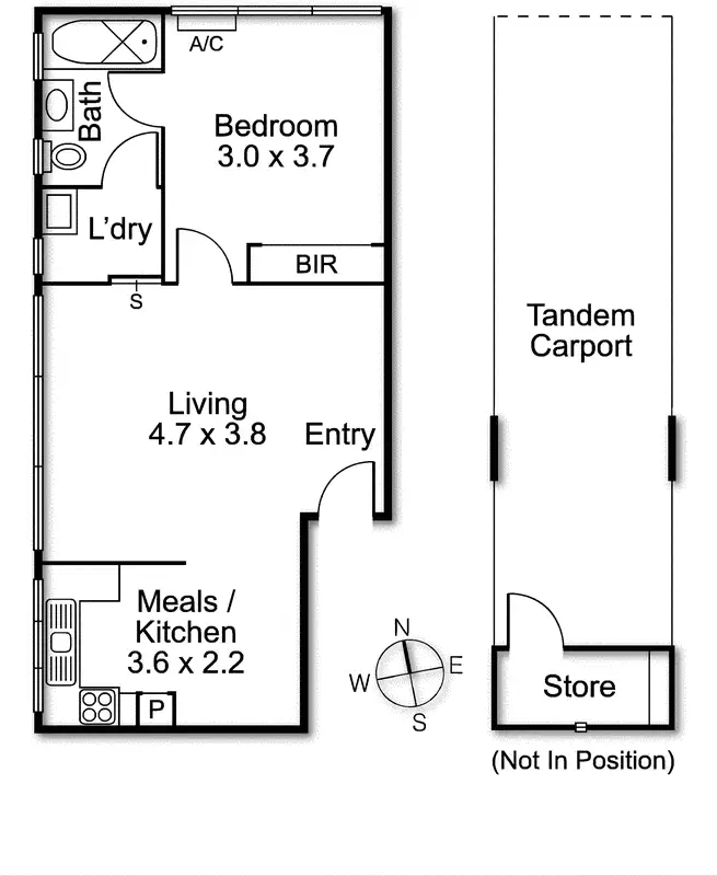 Floorplan of Homely apartment listing, 13/621 Toorak Road, Toorak VIC 3142