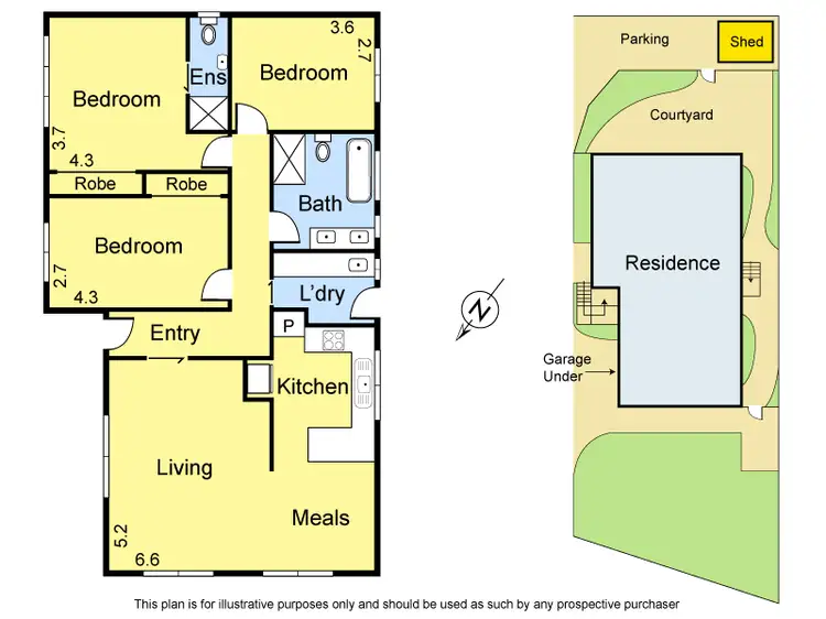 Floorplan of Homely unit listing, 1/52 Kempston Street, Greensborough VIC 3088