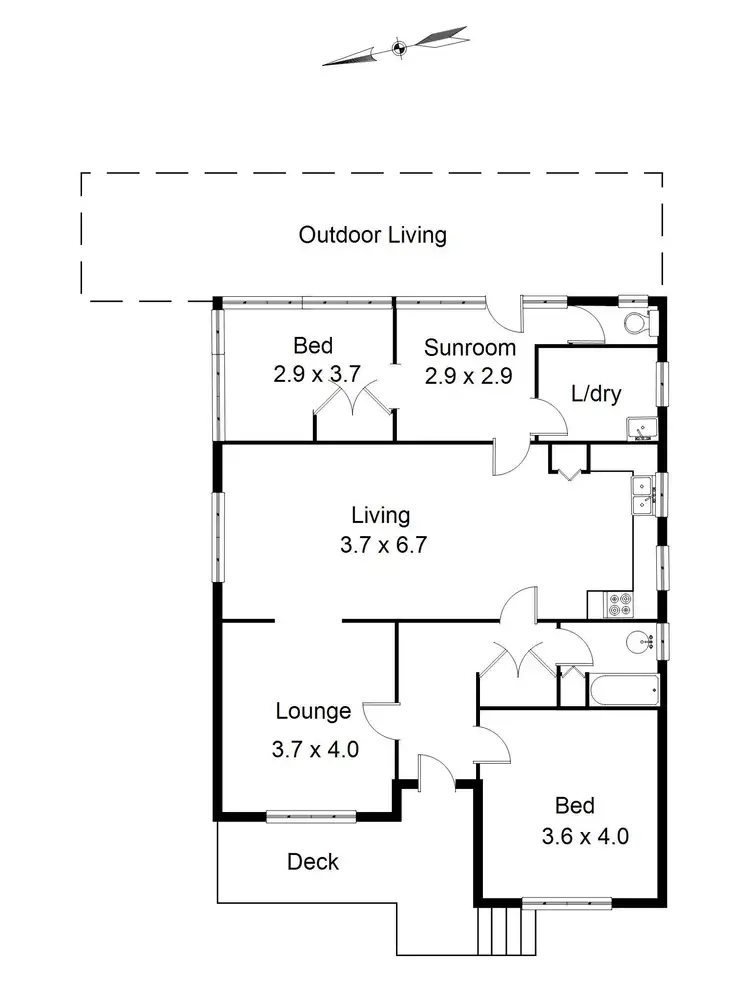 Floorplan of Homely house listing, 7 Unity Court, Warburton VIC 3799
