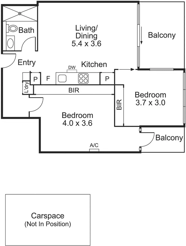 Floorplan of Homely apartment listing, 1311N/229 Toorak Road, South Yarra VIC 3141