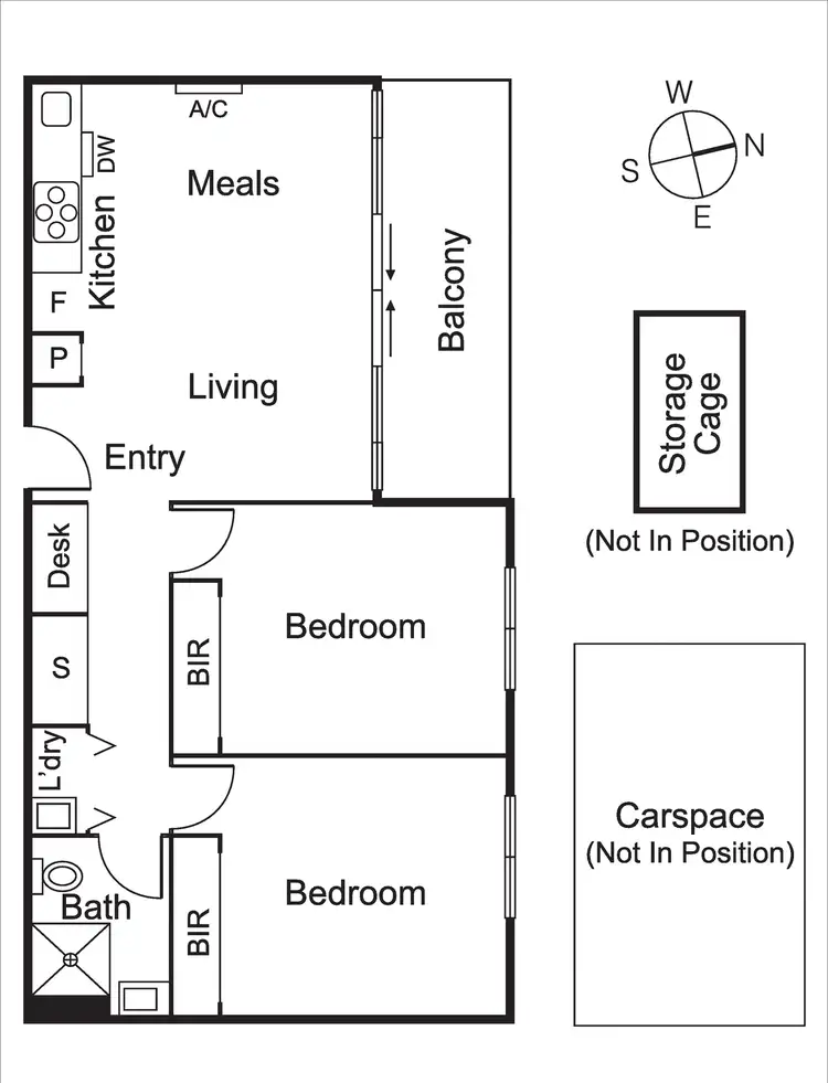 Floorplan of Homely apartment listing, 109/37 Park Street, Elsternwick VIC 3185